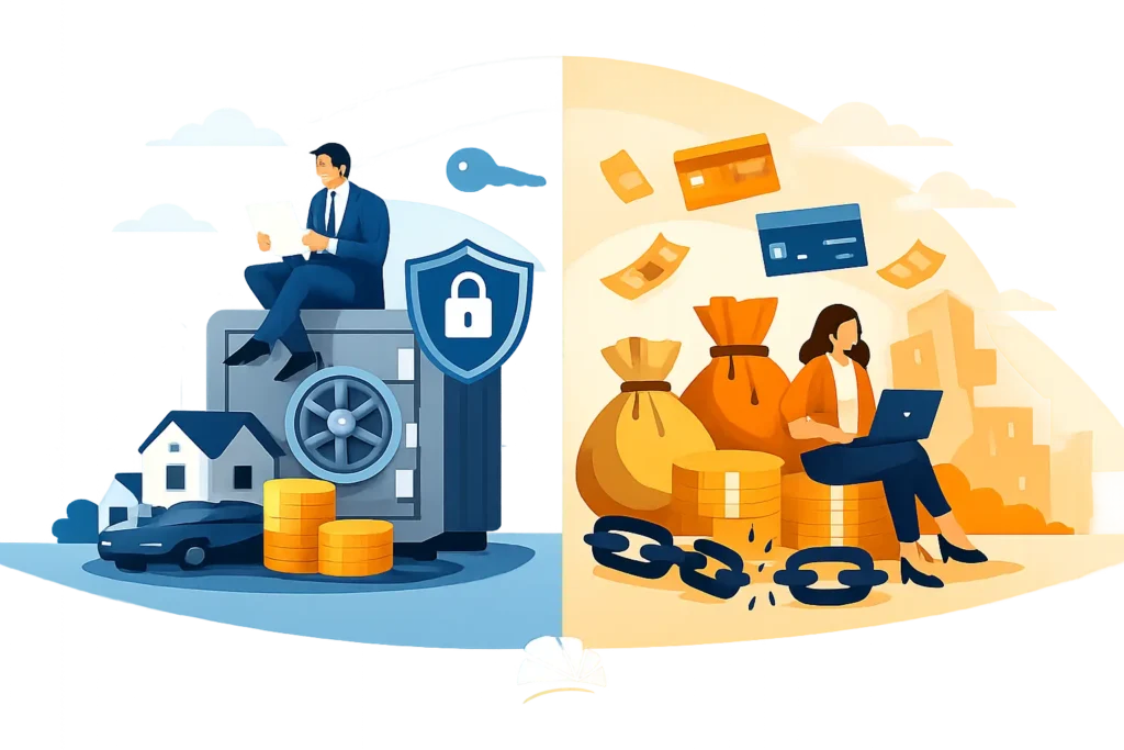 Secured Financing Versus Unsecured Capital